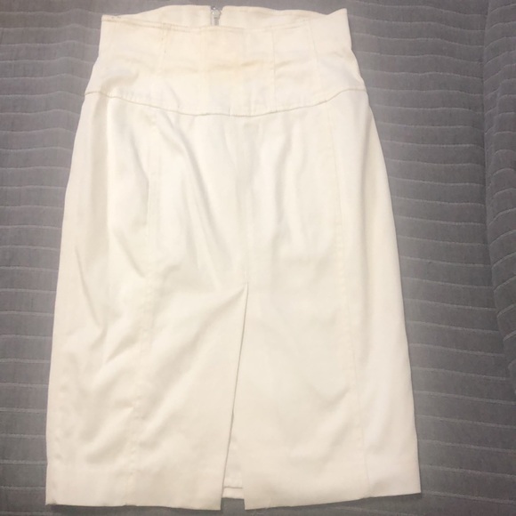 Marciano white pencil skirt, size 4 - Picture 3 of 3